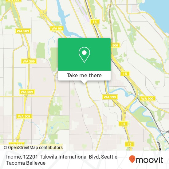 Mapa de Inome, 12201 Tukwila International Blvd