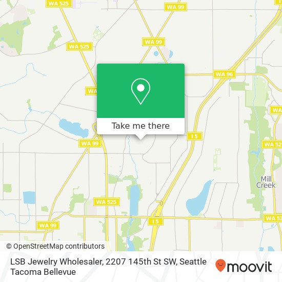 Mapa de LSB Jewelry Wholesaler, 2207 145th St SW