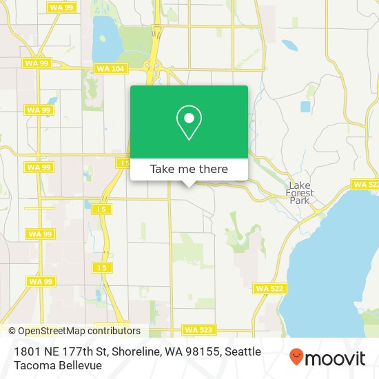 1801 NE 177th St, Shoreline, WA 98155 map