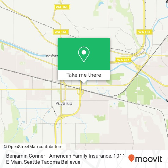 Mapa de Benjamin Conner - American Family Insurance, 1011 E Main