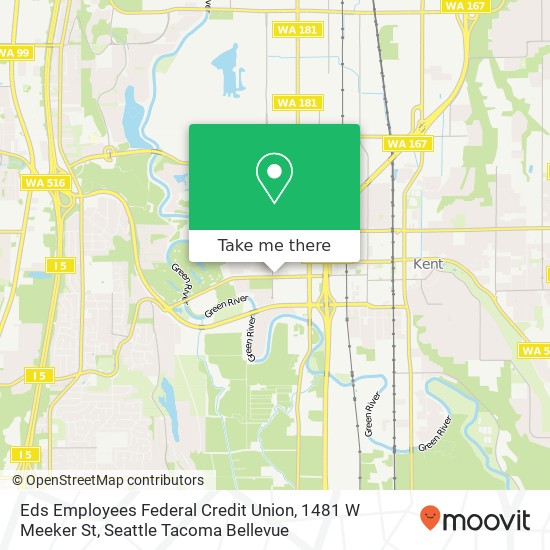 Eds Employees Federal Credit Union, 1481 W Meeker St map