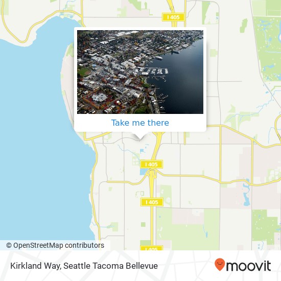 Mapa de Kirkland Way, Kirkland, WA 98033