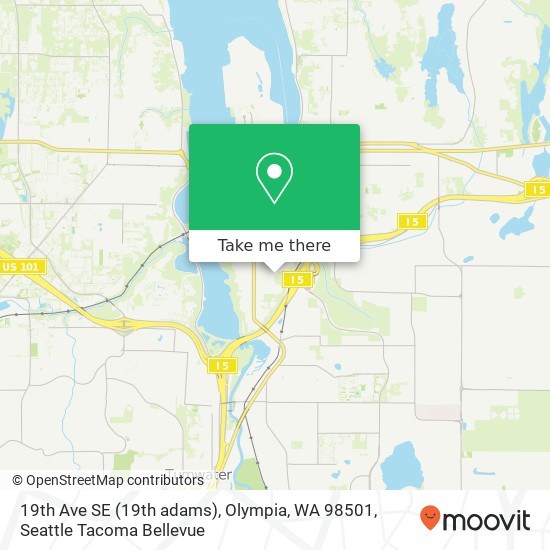 19th Ave SE (19th adams), Olympia, WA 98501 map