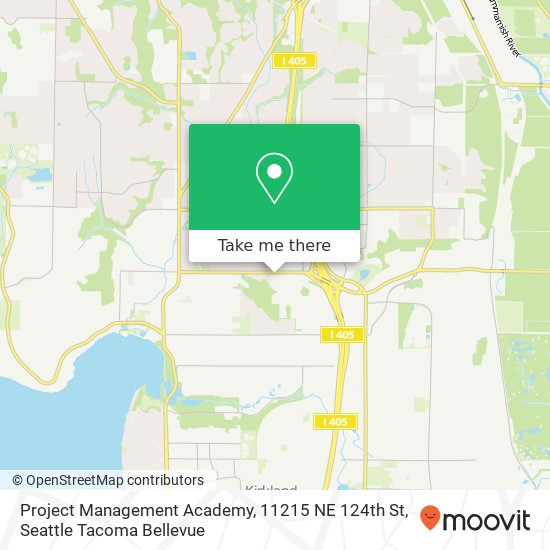 Mapa de Project Management Academy, 11215 NE 124th St