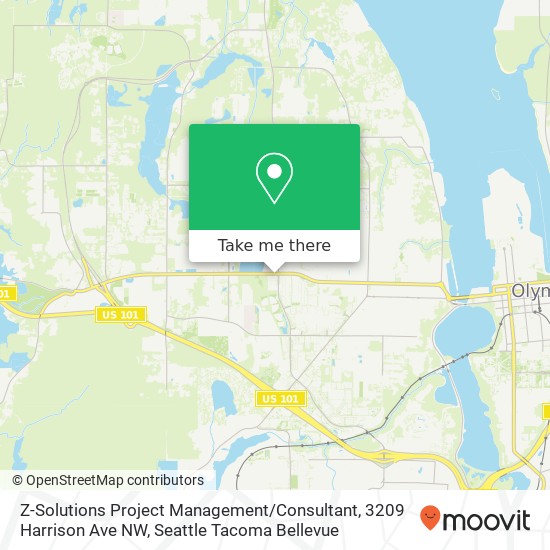 Mapa de Z-Solutions Project Management / Consultant, 3209 Harrison Ave NW