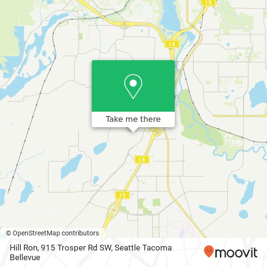 Mapa de Hill Ron, 915 Trosper Rd SW