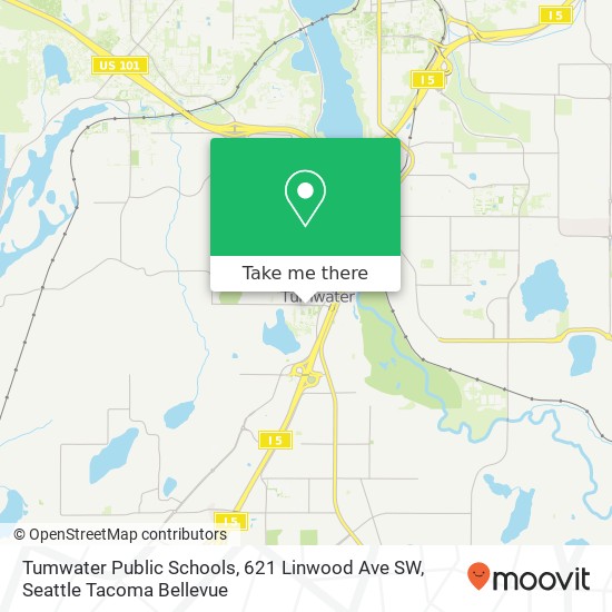 Mapa de Tumwater Public Schools, 621 Linwood Ave SW