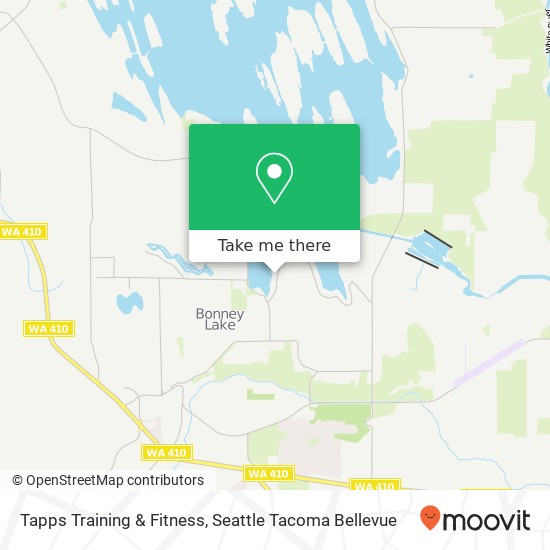 Mapa de Tapps Training & Fitness, 20127 Church Lake Dr E