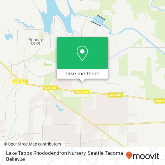Mapa de Lake Tapps Rhododendron Nursery, 9421 214th Ave E