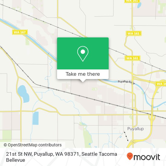 Mapa de 21st St NW, Puyallup, WA 98371