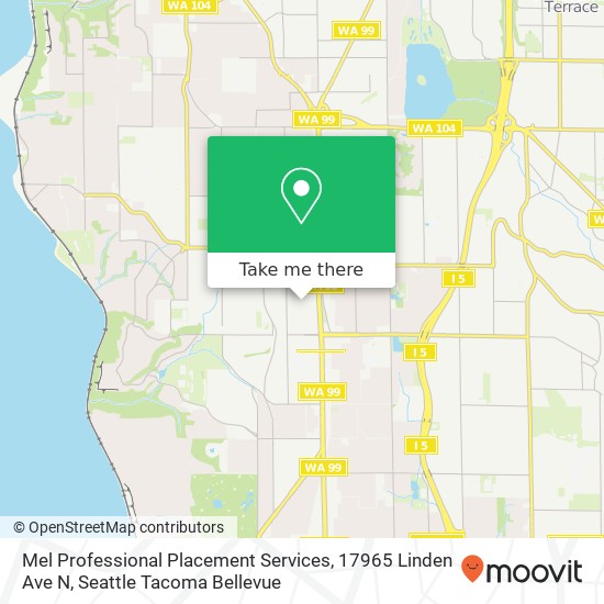 Mel Professional Placement Services, 17965 Linden Ave N map