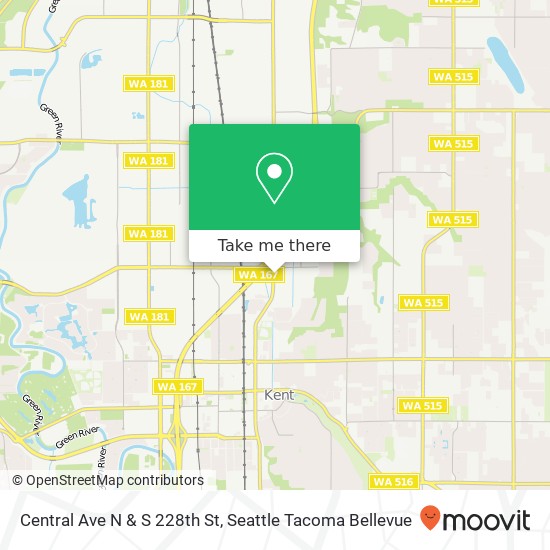 Central Ave N & S 228th St map