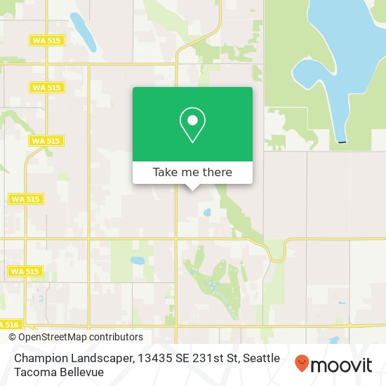 Mapa de Champion Landscaper, 13435 SE 231st St