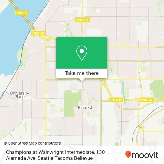 Mapa de Champions at Wainwright Intermediate, 130 Alameda Ave