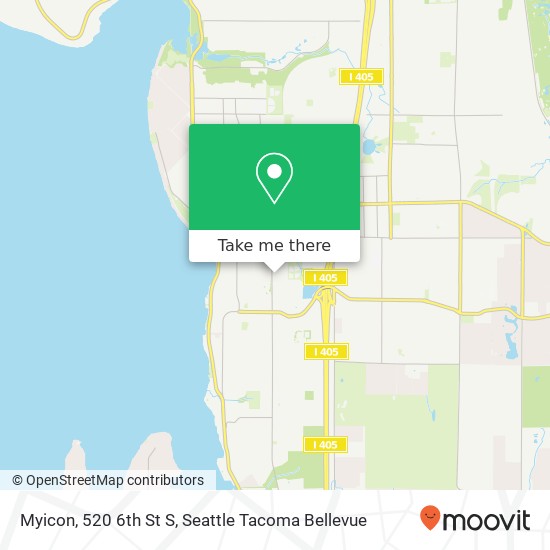 Mapa de Myicon, 520 6th St S