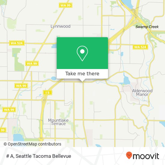 # A, 21210 44th Ave W # A, Mountlake Terrace, WA 98043, USA map