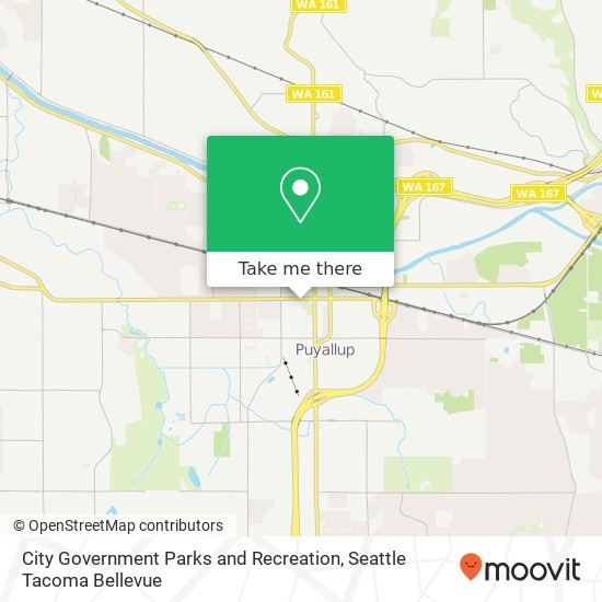 Mapa de City Government Parks and Recreation