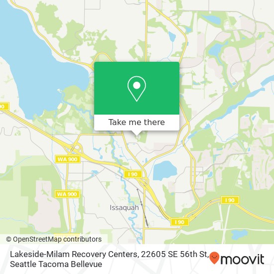 Mapa de Lakeside-Milam Recovery Centers, 22605 SE 56th St