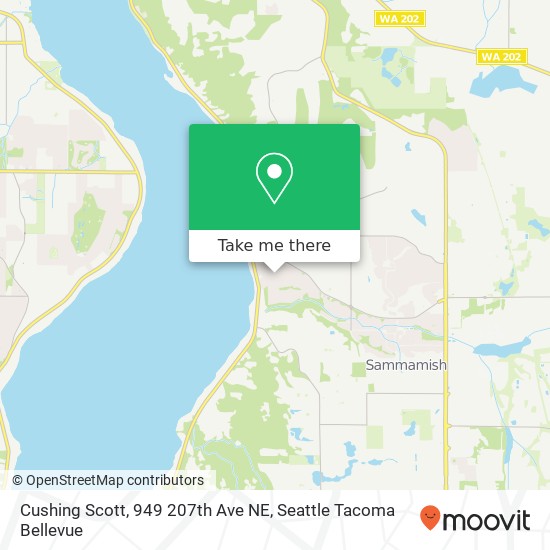 Mapa de Cushing Scott, 949 207th Ave NE