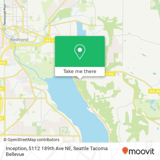 Inception, 5112 189th Ave NE map