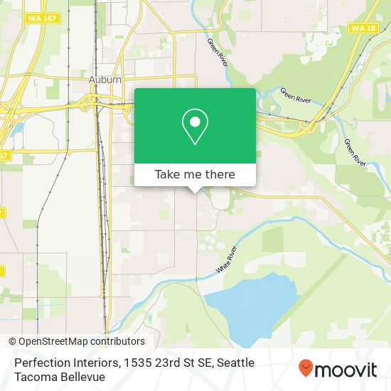 Mapa de Perfection Interiors, 1535 23rd St SE