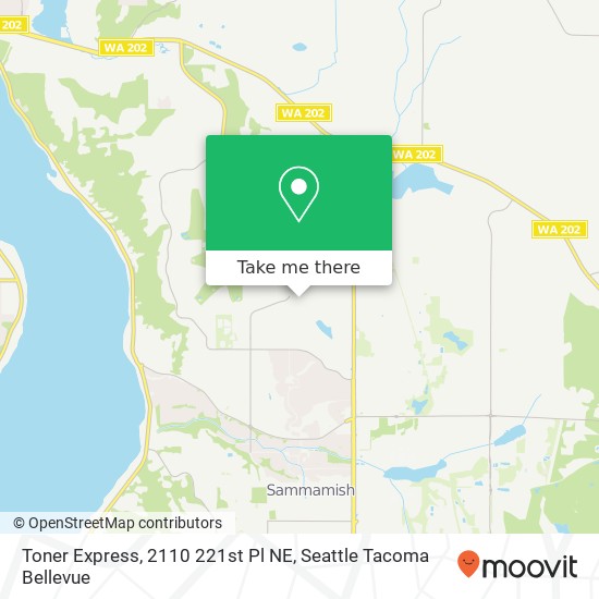 Toner Express, 2110 221st Pl NE map