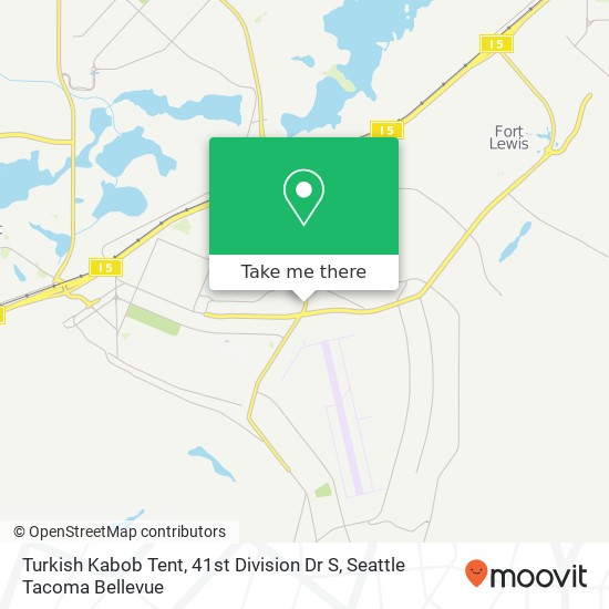 Turkish Kabob Tent, 41st Division Dr S map