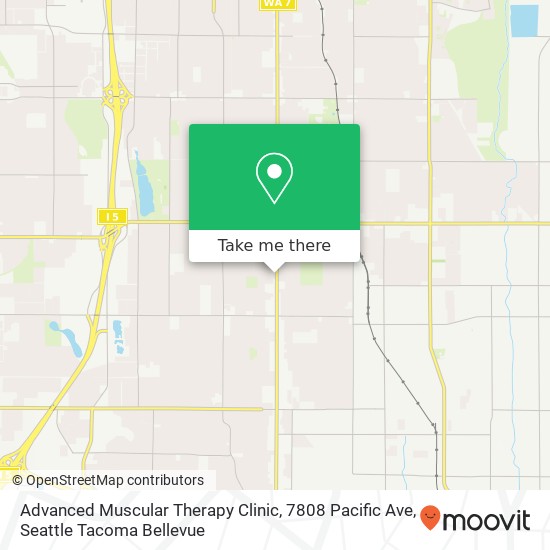 Advanced Muscular Therapy Clinic, 7808 Pacific Ave map