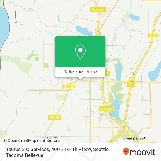 Taurus 3 C Services, 4005 164th Pl SW map