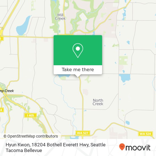 Mapa de Hyun Kwon, 18204 Bothell Everett Hwy