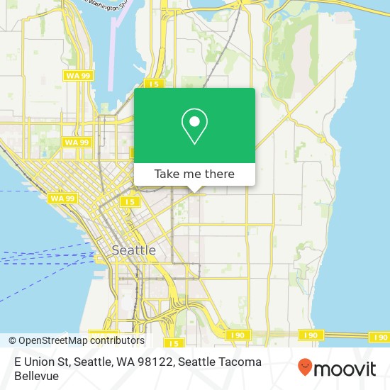 Mapa de E Union St, Seattle, WA 98122