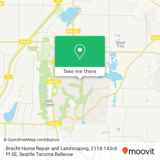 Mapa de Brecht Home Repair and Landscaping, 2118 143rd Pl SE
