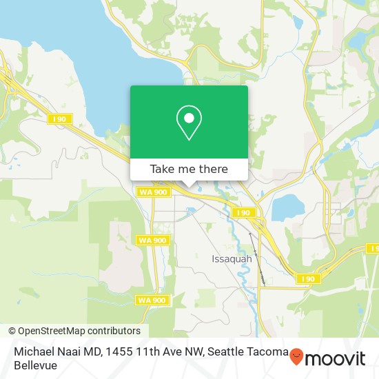 Michael Naai MD, 1455 11th Ave NW map