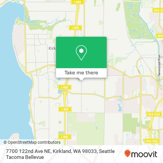 7700 122nd Ave NE, Kirkland, WA 98033 map