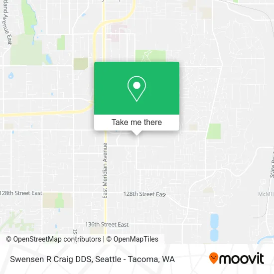 Mapa de Swensen R Craig DDS