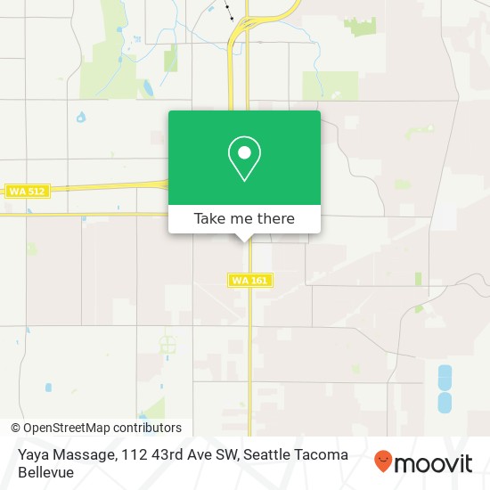 Mapa de Yaya Massage, 112 43rd Ave SW