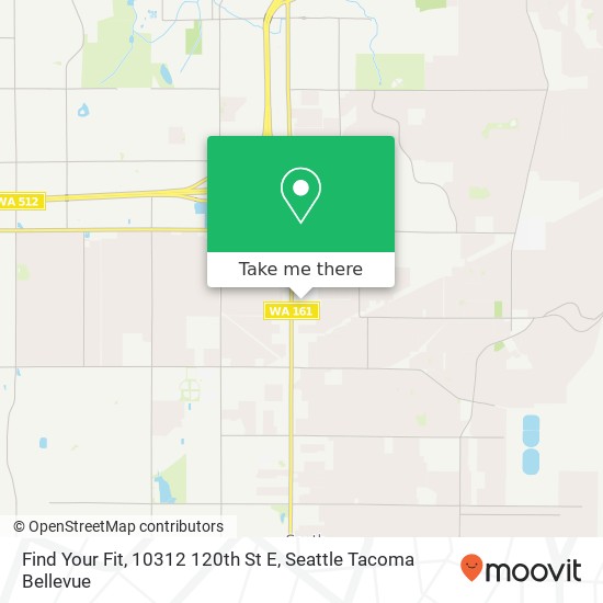 Mapa de Find Your Fit, 10312 120th St E