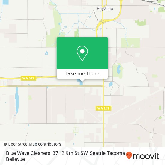 Blue Wave Cleaners, 3712 9th St SW map