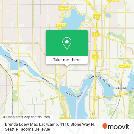 Mapa de Brenda Loew Mac Lac / Eamp, 4110 Stone Way N