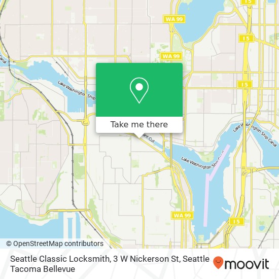 Seattle Classic Locksmith, 3 W Nickerson St map
