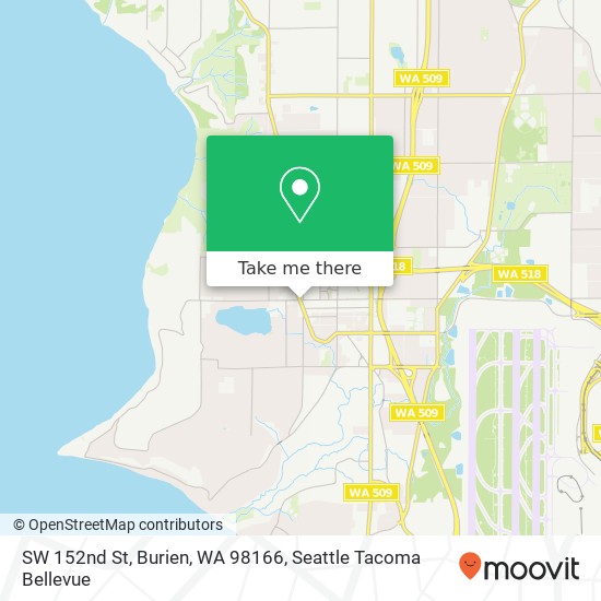 SW 152nd St, Burien, WA 98166 map