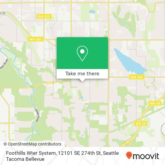 Foothills Wter System, 12101 SE 274th St map