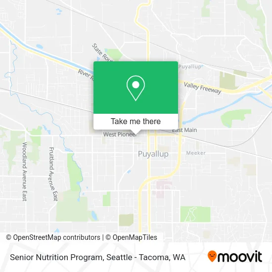Mapa de Senior Nutrition Program