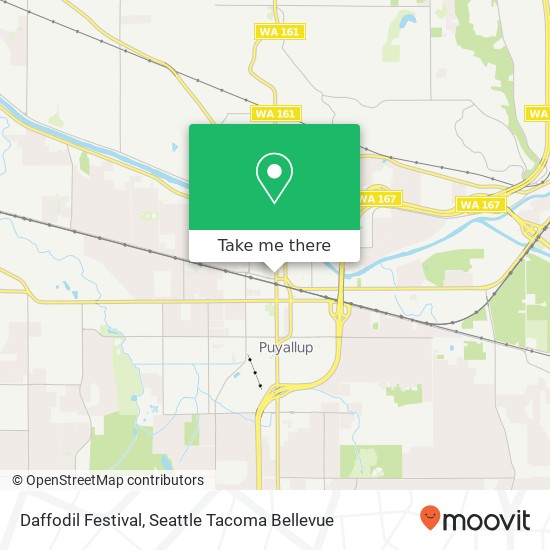 Daffodil Festival map