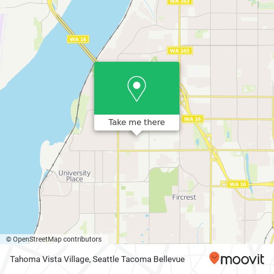 Tahoma Vista Village map
