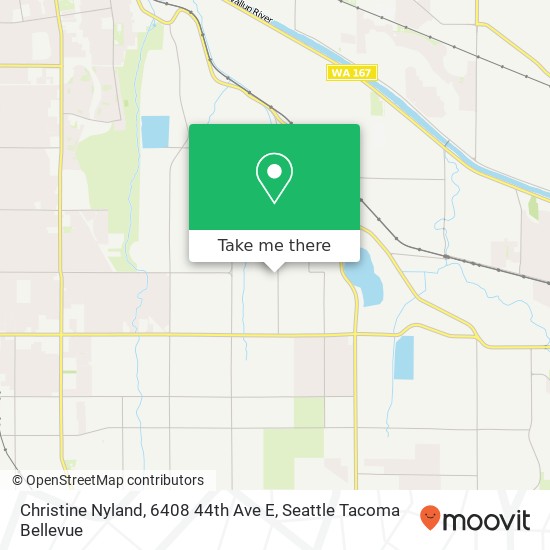 Mapa de Christine Nyland, 6408 44th Ave E