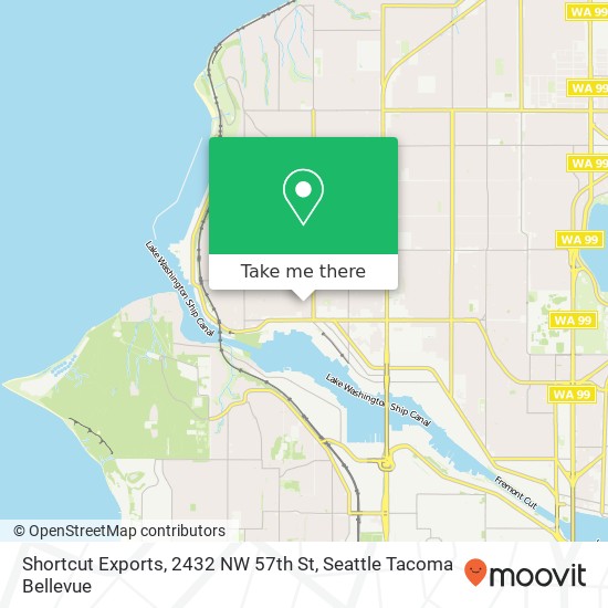 Shortcut Exports, 2432 NW 57th St map