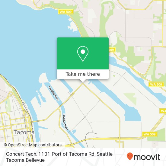 Concert Tech, 1101 Port of Tacoma Rd map