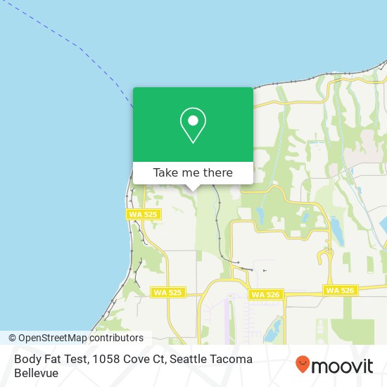 Body Fat Test, 1058 Cove Ct map