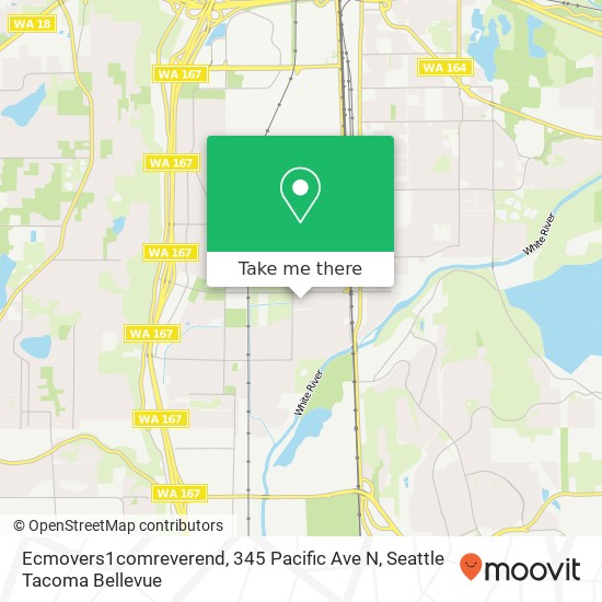 Mapa de Ecmovers1comreverend, 345 Pacific Ave N